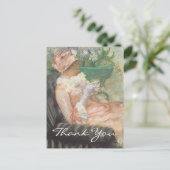 Cassatts Tasse Tee Postkarte (Stehend Vorderseite)