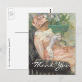 Cassatts Tasse Tee Postkarte (Vorne/Hinten)