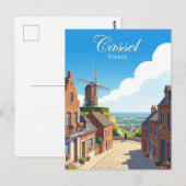Cassel Frankreich Postkarte (Vorne/Hinten)