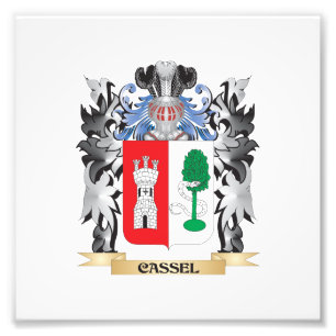 Cassel Wappen - Familienwappen Fotodruck