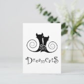 Casseminia - Träume mit Text Postkarte (Stehend Vorderseite)