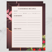 Casserole-Rezepte | Botanische Kirschen aus Burgun (Vorne/Hinten)