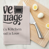 Casseroles sind meine Liebe, die Sprache des benut Geschirrtuch (Viertel Falte)