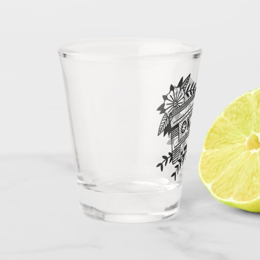 Cassestte Schnapsglas (Links)