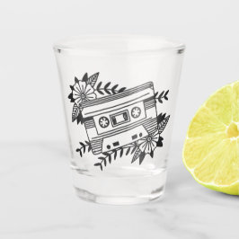 Cassestte Schnapsglas