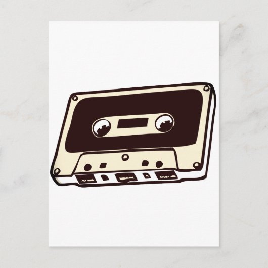 CASSETE TAPE A POSTKARTE (Vorderseite)