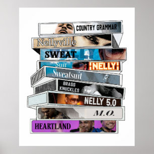 Cassette Bänder Nell Poster
