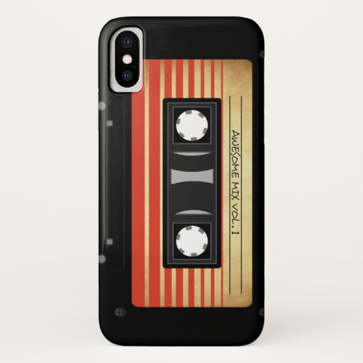 Cassette Classic Mix Volume 1 Case-Mate iPhone Hülle (Rückseite)