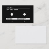 Cassette Design Business Card Visitenkarte (Vorne/Hinten)