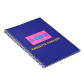 Cassette Forever - Retro-Tape-Pixel-Design Notizblock (Rechte Seite)