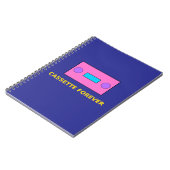 Cassette Forever - Retro-Tape-Pixel-Design Notizblock (Linke Seite)
