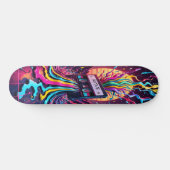 Cassette Meltdown - Retro Vibes Edition 1 Skateboard (Horizontal)
