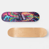 Cassette Meltdown - Retro Vibes Edition 1 Skateboard (Horizontal)