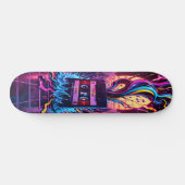 Cassette Meltdown - Retro Vibes Edition 2 Skateboard (Horizontal)