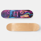 Cassette Meltdown - Retro Vibes Edition 2 Skateboard (Horizontal)