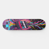 Cassette Meltdown - Retro Vibes Edition 4 Skateboard (Horizontal)