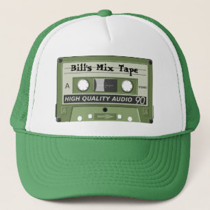 Cassette-Mix-Tape-Ball-Cap-Hut für benutzerdefini Truckerkappe