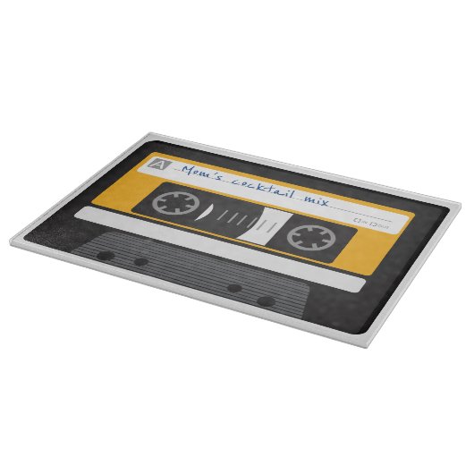 Cassette Mix Tape Mama Funny Novelty Schneidebrett (Ecke)