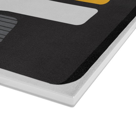 Cassette Mix Tape Mama Funny Novelty Schneidebrett (Ecke)