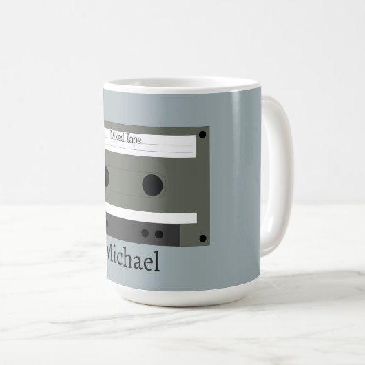 Cassette, Mixed Tape Kaffeetasse (VorderseiteRechts)