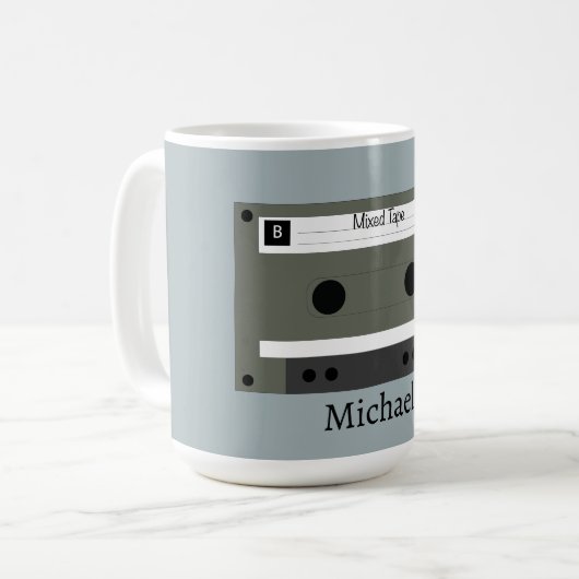 Cassette, Mixed Tape Kaffeetasse (Vorderseite Links)