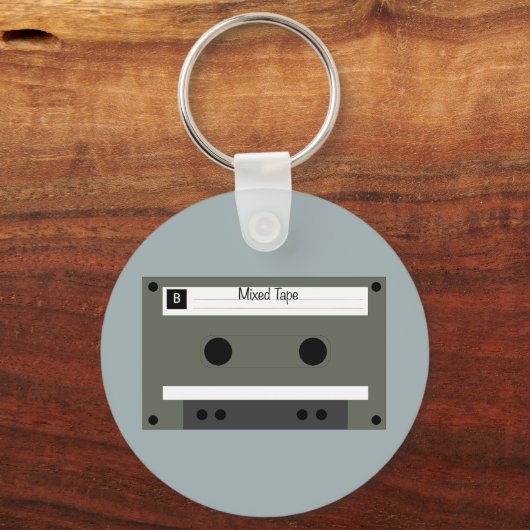 Cassette, Mixed Tape Schlüsselanhänger (Rückseite)