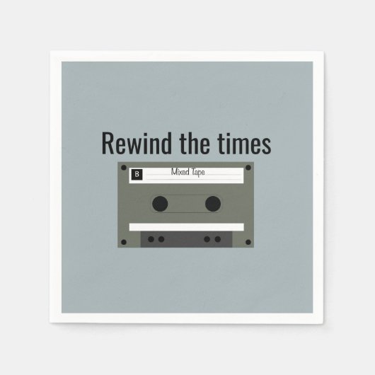 Cassette, Mixed Tape Serviette (Vorderseite)