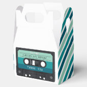 Cassette Tape Blue Retro Geburtstagsparty Geschenkschachtel (Geöffnet)