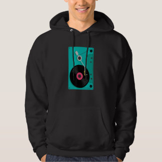 Cassette Tape Deck Recorder Record Player 80s Hoodie