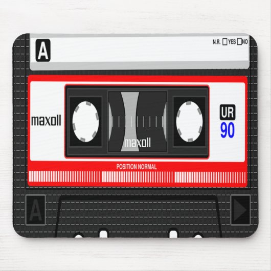 Cassette Tape Mousepad, Musikkopie Mousepad (Vorne)