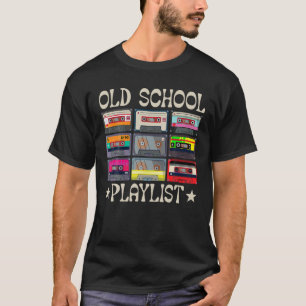 Cassette Tape Music Shirt Retro 80er Old School Pl
