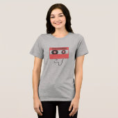 Cassette Tape T-Shirt Tri-Blend Shirt (Vorderseite voll)