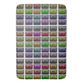 CASSETTE TAPES RETRO MUSIC LOVER BADEMATTE (Vorderseite Vertikal)