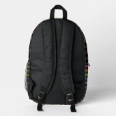 CASSETTE TAPES RETRO MUSIC LOVER BEDRUCKTER RUCKSACK (Rückseite)