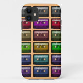 CASSETTE TAPES RETRO MUSIC LOVER Case-Mate iPhone HÜLLE (Rückseite)