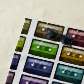 CASSETTE TAPES RETRO MUSIC LOVER STRANDTUCH (Beispiel)