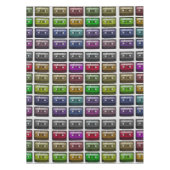 CASSETTE TAPES RETRO MUSIC LOVER TISCHDECKE (Vorderseite)