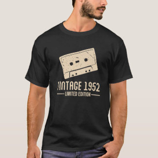 Cassette Tapes S 1952 Vintag Retro Design Birthda T-Shirt