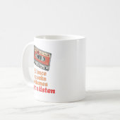 Cassette Wisdom: Silence Speaks Volumes Kaffeetasse (Vorderseite Links)