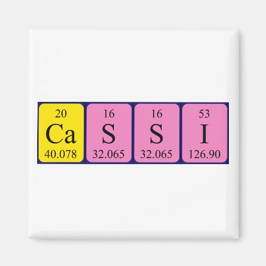 Cassi Periodenmagnet Magnet (Vorne)