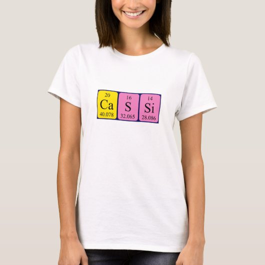 Cassi Periodenname Shirt (Vorderseite)