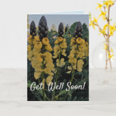 CASSIA GET WELL CARD - JOURNEY FOR CURE KARTE (Gelbe Blume)