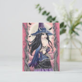 Cassia - Hexenkarte Postkarte (Stehend Vorderseite)