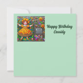 CASSIDY ~ Happy Birthday ~ Blume ~ (Rückseite)