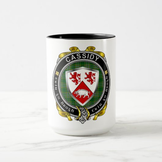 Cassidy Irish Shield Abzeichen Tasse (Zentrum)
