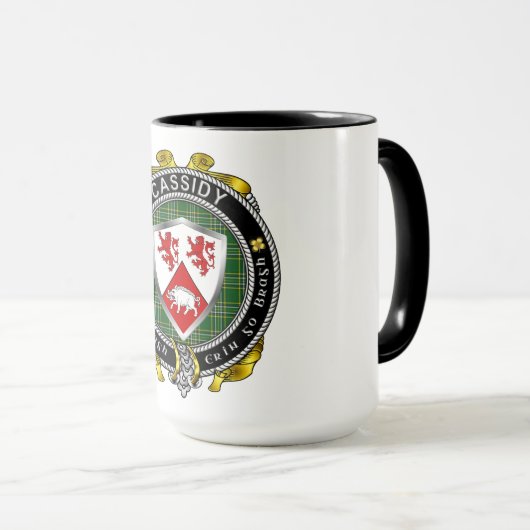 Cassidy Irish Shield Abzeichen Tasse (VorderseiteRechts)