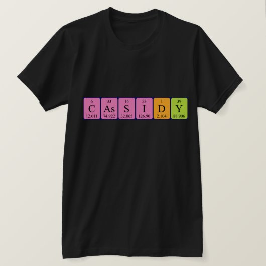 Cassidy Periodenname Shirt (Design vorne)