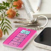 Cassidy Periodenschlüsselring Schlüsselanhänger (Vorderseite rechts)