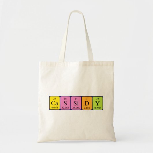 Cassidy Periodischer Tabellenname Tasche (Vorne)