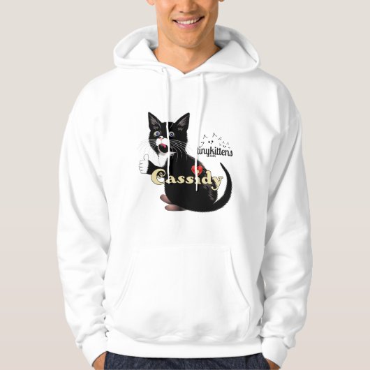 Cassidy TinyKittens Hoodie (Vorderseite)